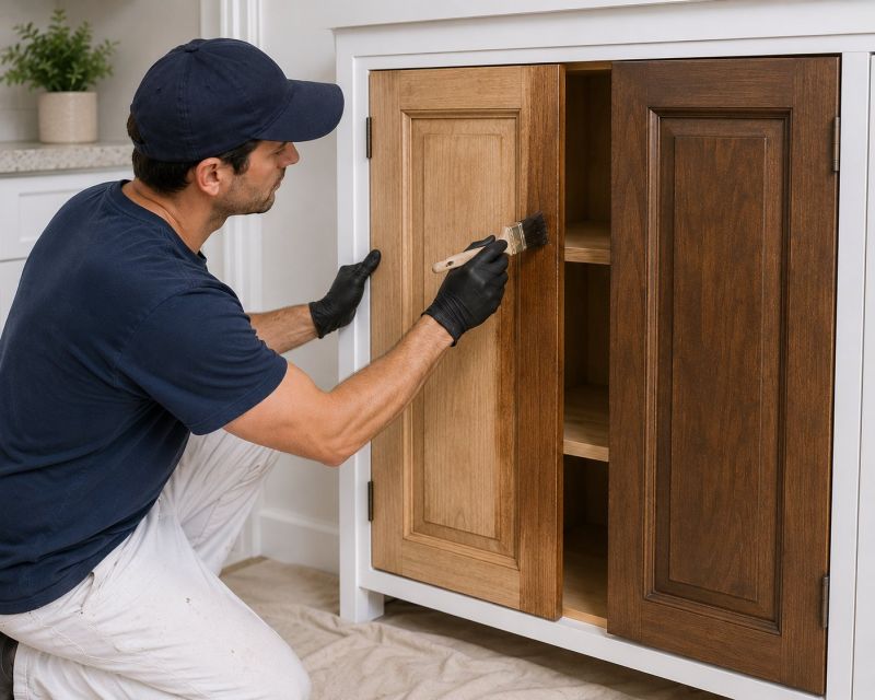 Oak Cabinet Refinishing in Muncie, IN