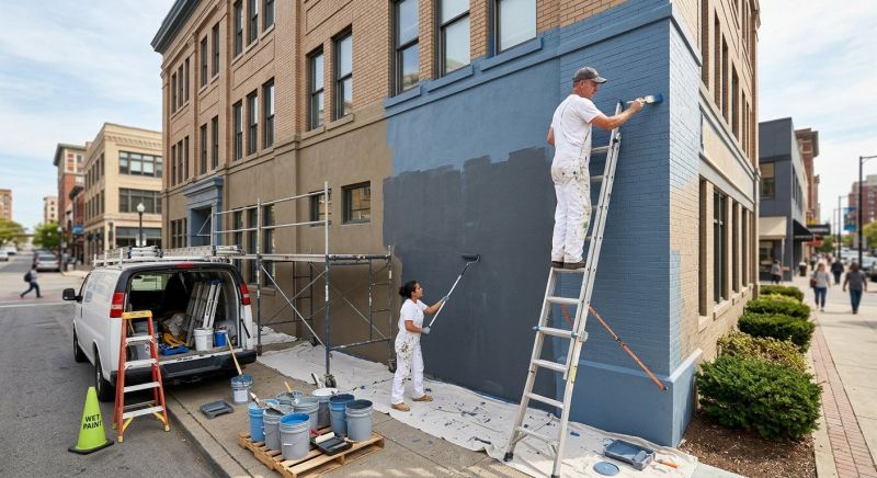 Outdoor Commercial Painting in Longmont, CO
